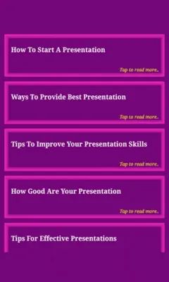 Presentation Skills android App screenshot 9