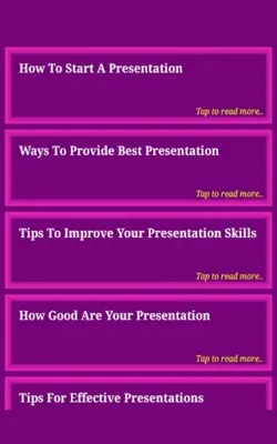 Presentation Skills android App screenshot 1