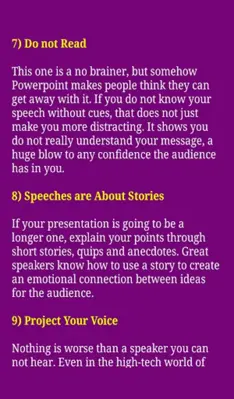 Presentation Skills android App screenshot 4