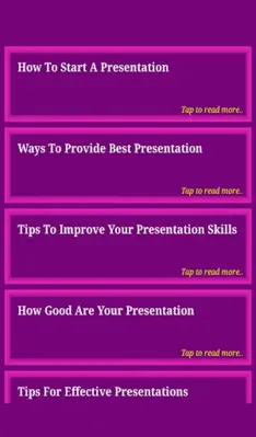 Presentation Skills android App screenshot 5