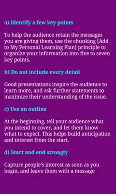 Presentation Skills android App screenshot 8